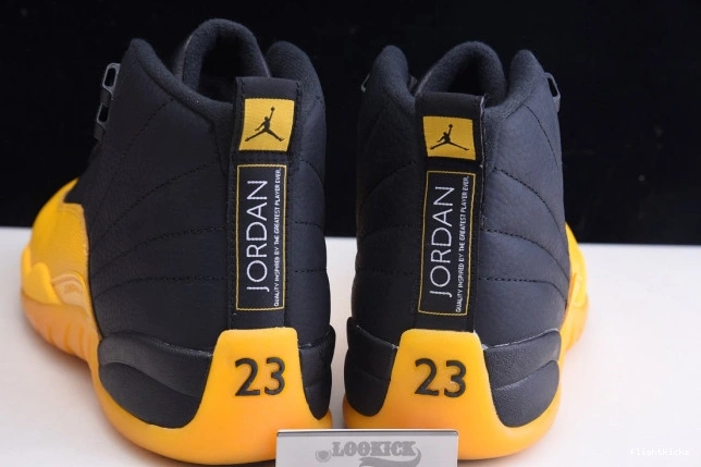 12 Air Jordan University Retro Black Gold 130690-070 0818
